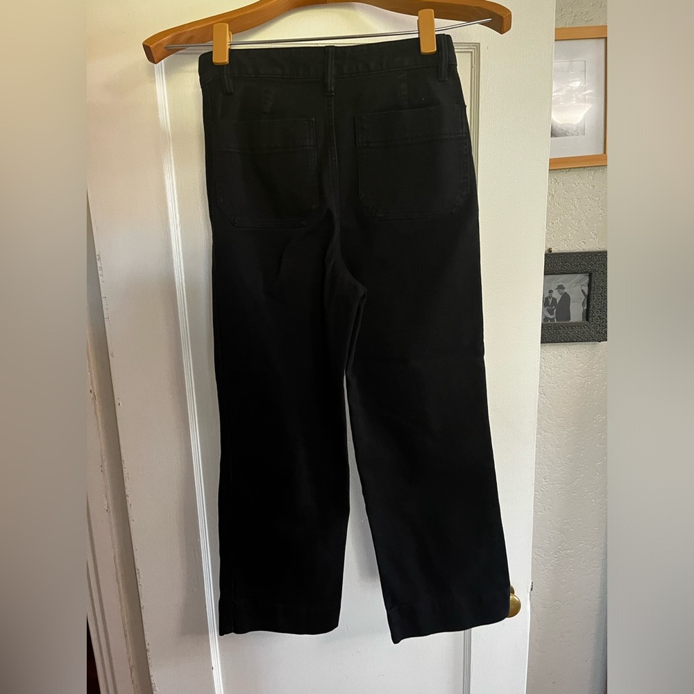 Quince cropped black denim pants. Size 25. Worn twice - Picture 9 of 10